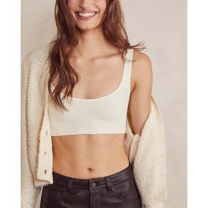 Free People Cream Bra